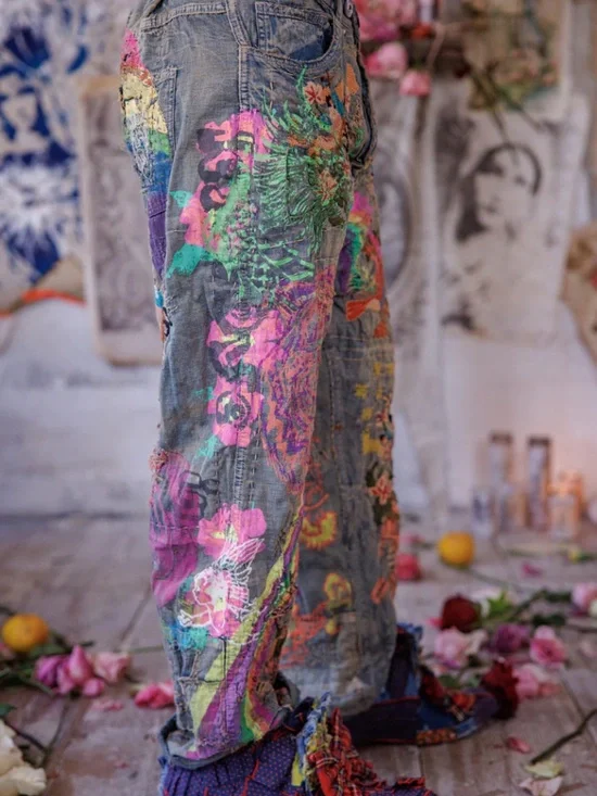 🌈NWT MAGNOLIA PEARL BANANA CIRCUS MINER DENIMS🌈 - Picture 9 of 11